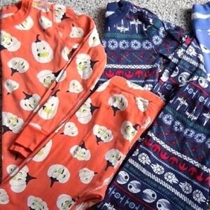 EUC 2 Pairs Of Hanna Andersson Pajamas Size 6-7  120cm